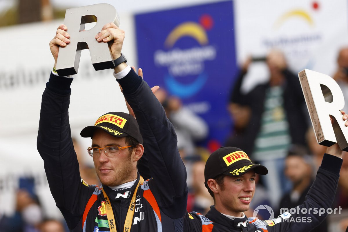 Les vainqueurs Thierry Neuville, Martijn Wydaeghe, Hyundai World Rally Team