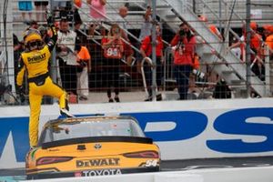 Race winner Christopher Bell, Joe Gibbs Racing, Toyota Supra