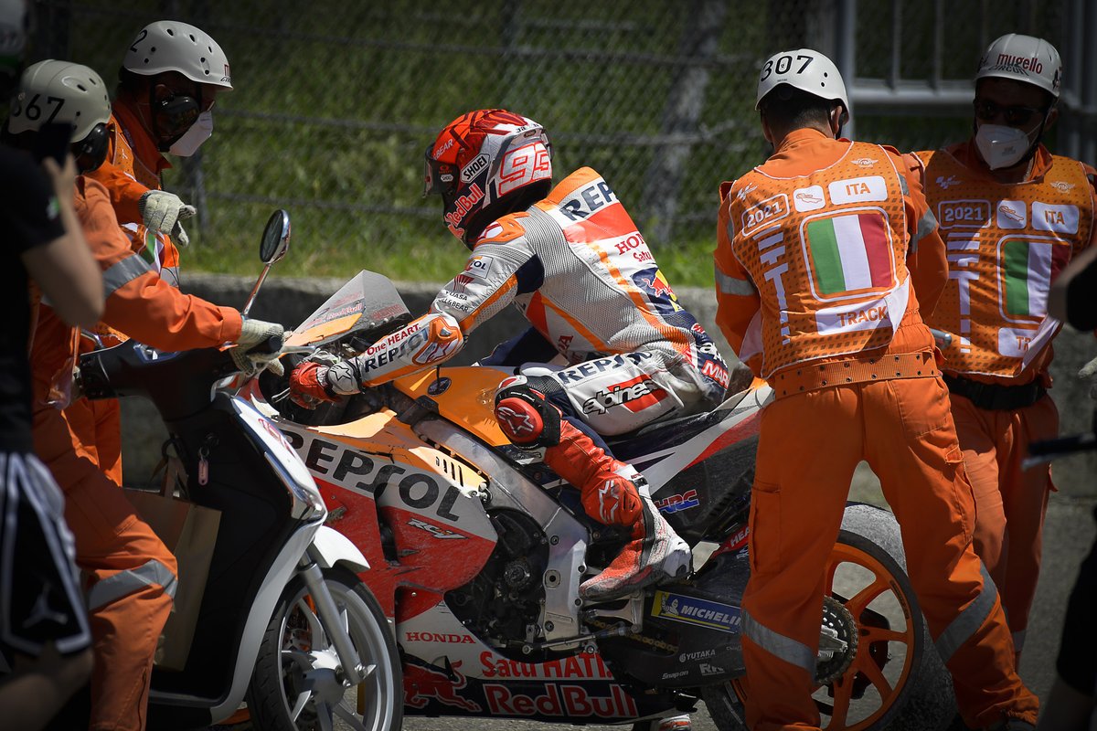 Caída de Marc Márquez, Repsol Honda Team