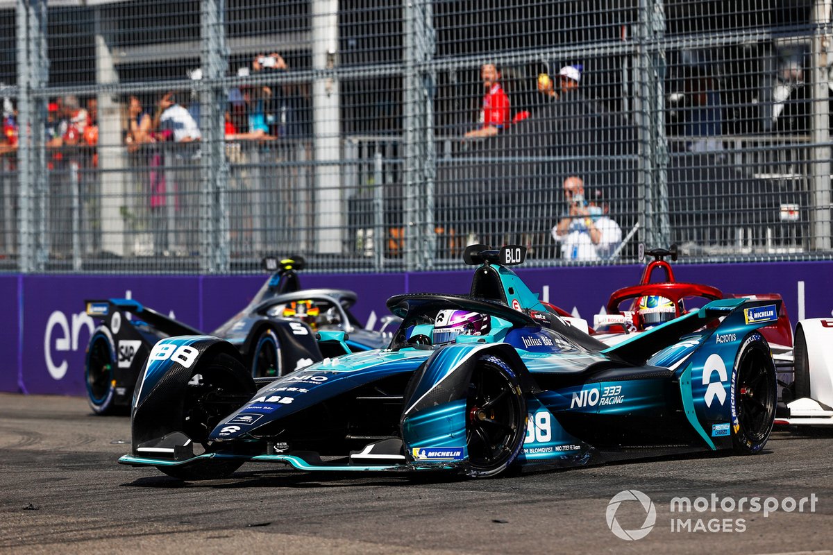 Tom Blomqvist, NIO 333 001, Joel Eriksson, Dragon Penske Autosport, Penske EV-5, Stoffel Vandoorne, Mercedes Benz EQ, EQ Silver Arrow 02