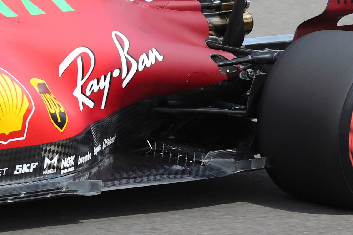 Piso de Carlos Sainz Jr., Ferrari SF21