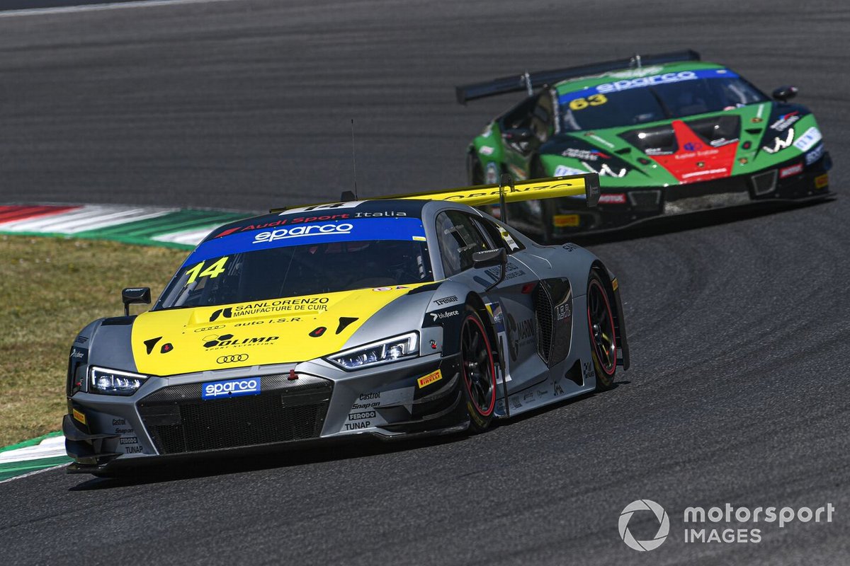 #14 Audi Sport Italia, Audi R8 LMS GT3: Filip Salaquarda, Karol Basz, Vito Postiglione