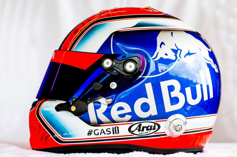 Casco de Pierre Gasly, Toro Rosso