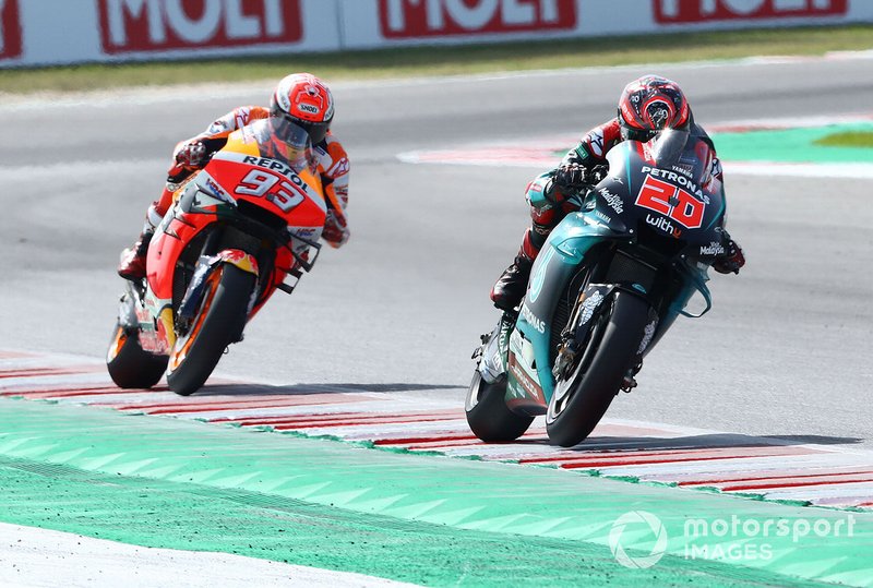 Fabio Quartararo, Petronas Yamaha SRT, Marc Marquez, Repsol Honda Team