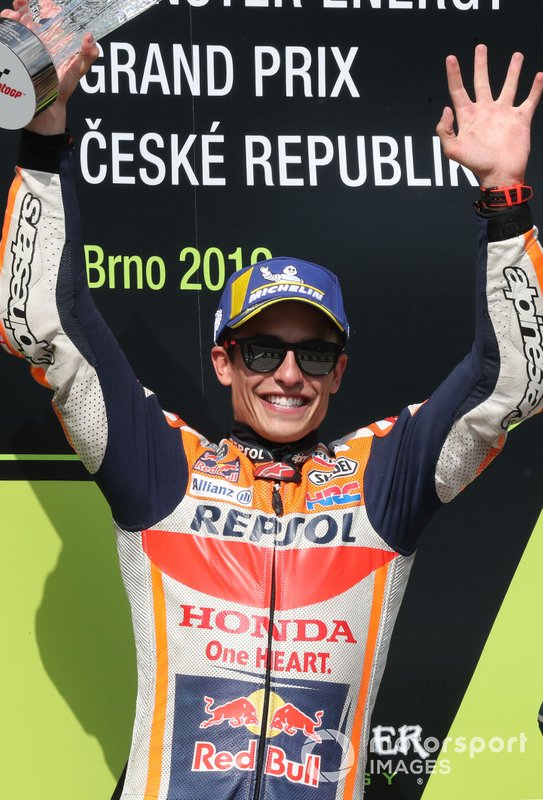 Podium: race winner Marc Marquez, Repsol Honda Team