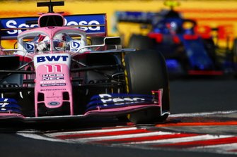 Sergio Perez, Racing Point RP19, Alexander Albon, Toro Rosso STR14