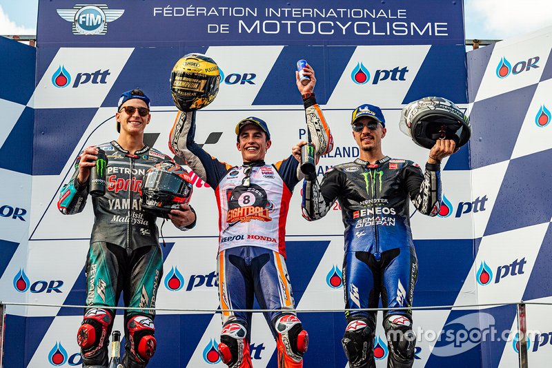 Fabio Quartararo, Petronas Yamaha SRT, Marc Marquez, Repsol Honda Team, Maverick Vinales, Yamaha Factory Racing
