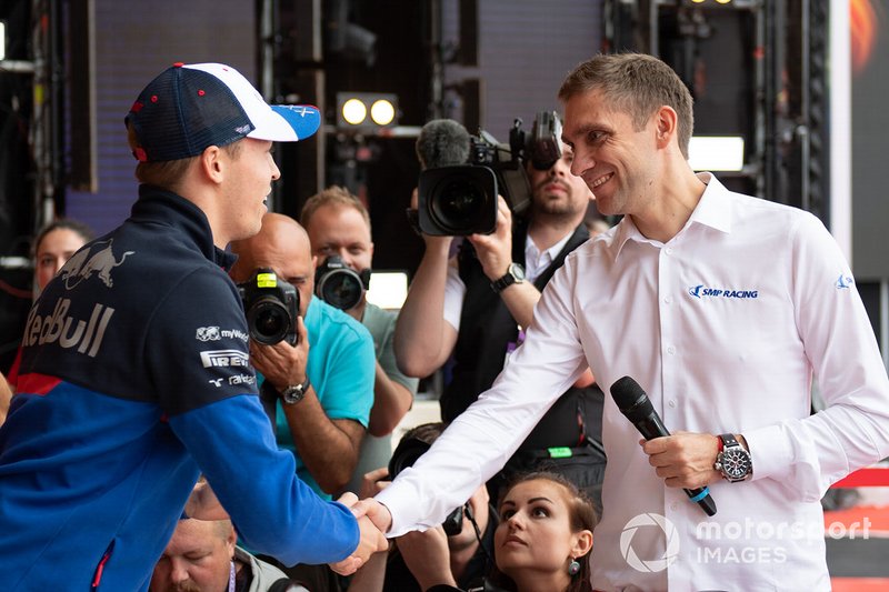 Daniil Kvyat, Toro Rosso, and Vitaly Petrov