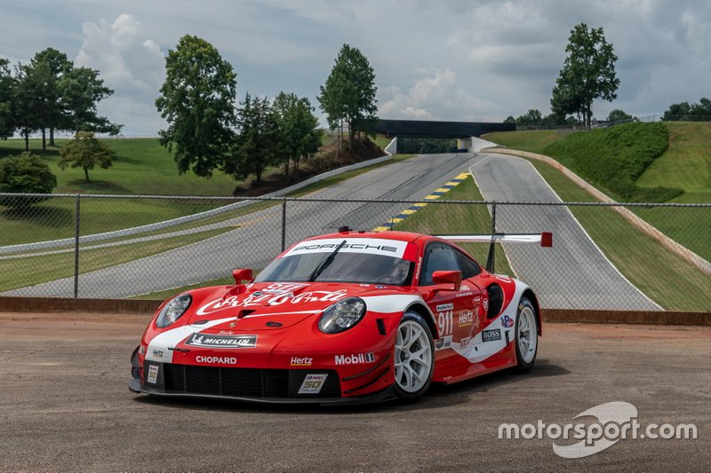 Porsche 911 RSR im Coca-Cola-Design für das Petit Le Mans 2019