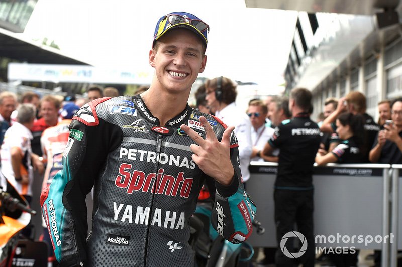 Terzo classificato Fabio Quartararo, Petronas Yamaha SRT