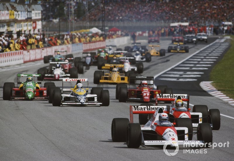 Alain Prost, McLaren and Ayrton Senna, McLaren