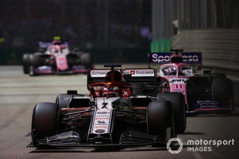 El duelo por la novena posición, con "Checo" Pérez de protagonista