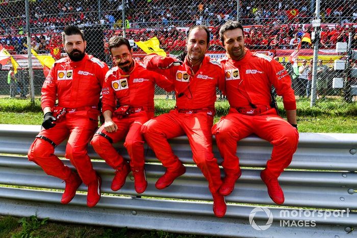 Mecánicos de Ferrari