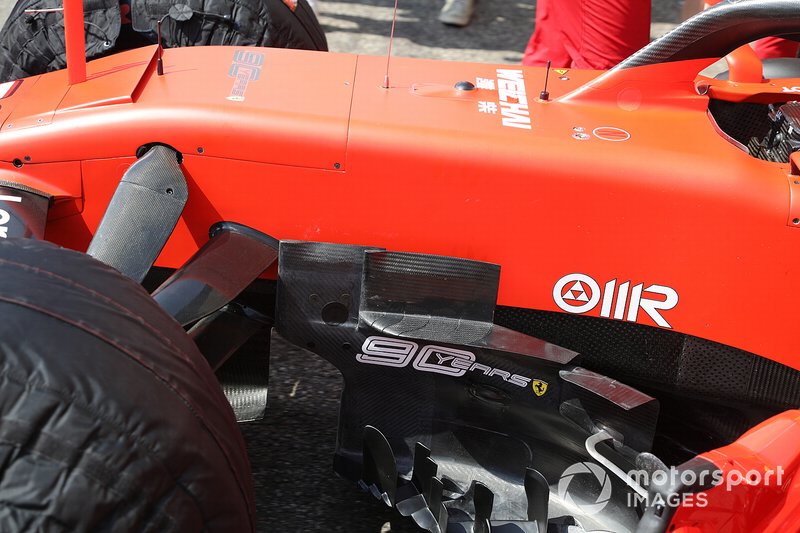 Ferrari SF90 bargeboard detail