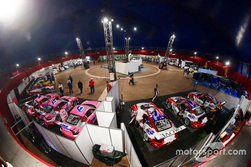 Porsche Mobil 1 Supercup paddock