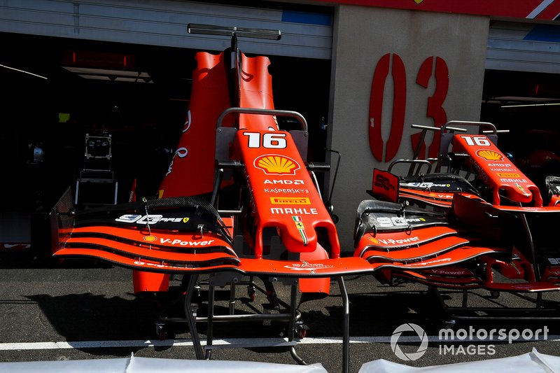 Alerón delantero del Ferrari SF90