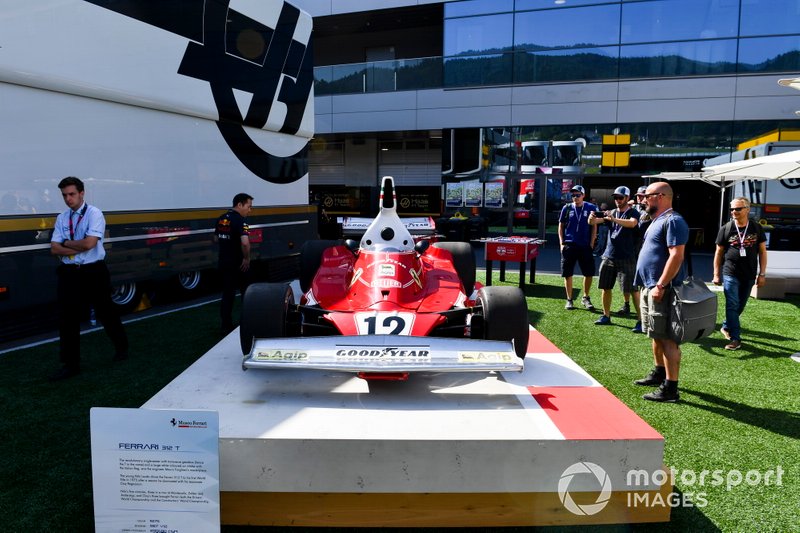 Ferrari 312T no paddock do Red Bull Ring