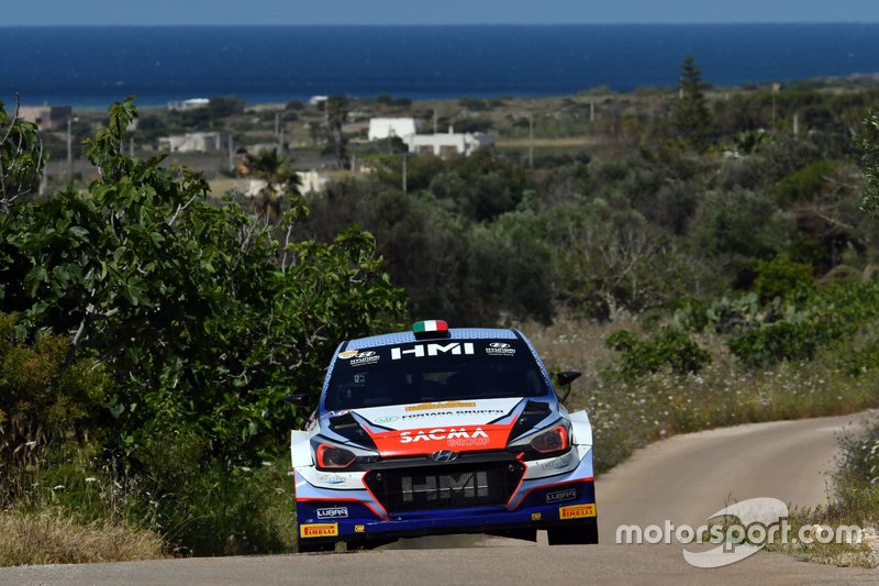 Corrado Fontana, Nicola Arena, Hyundai i20 WRC. Bluthunder