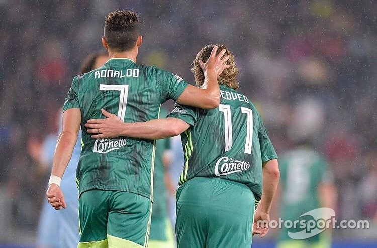 Cristiano Ronaldo e Pavel Nedved