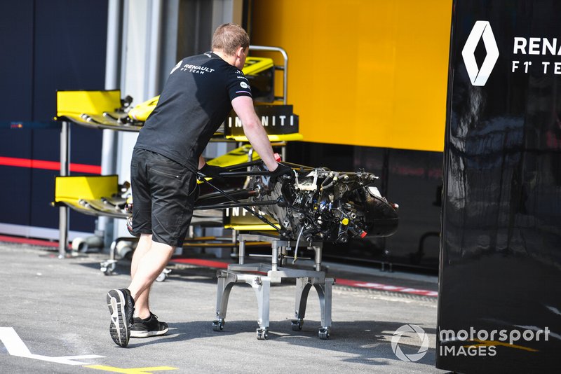 Eje trasero del Renault R.S.19