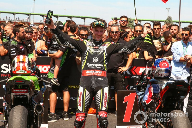 Race winner Jonathan Rea, Kawasaki Racing Team