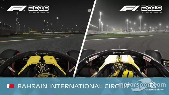 Videojuego F1 2018 vs. F1 2019