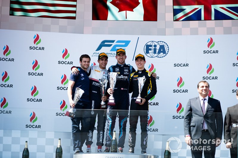 Nicholas Latifi, DAMS Jack Aitken, CAMPOS RACING e Juan Manuel Correa, SAUBER JUNIOR TEAM BY CHAROUZ
