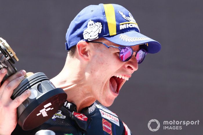 Podio: ganador Fabio Quartararo, Yamaha Factory Racing