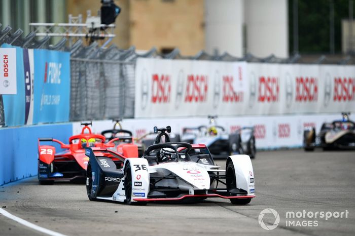Andre Lotterer, Porsche, Porsche 99X Electric, Alexander Sims, Mahindra Racing, Mahindra M7Electro