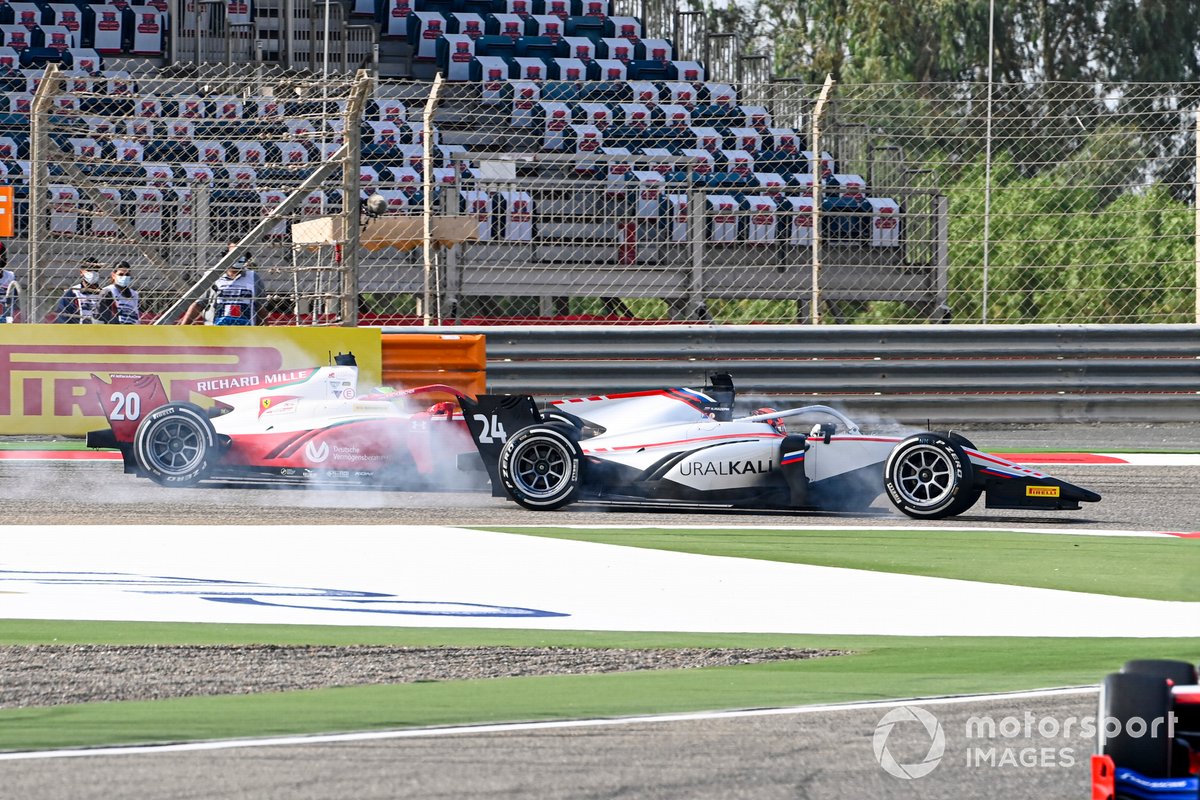 Nikita Mazepin, Hitech Grand Prix e Mick Schumacher, Prema Racing