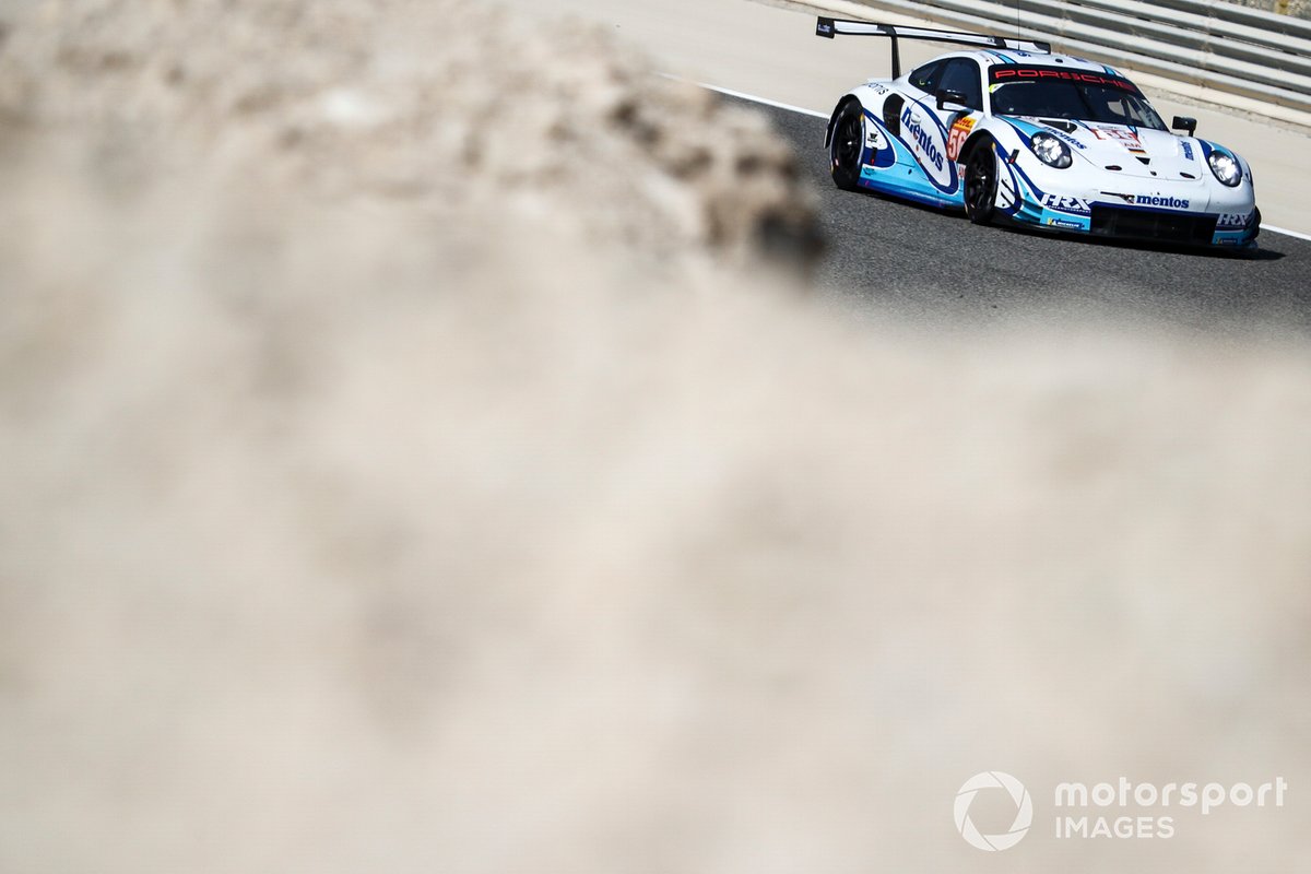 #56 Team Project 1 Porsche 911 RSR: Egidio Perfetti, Larry Ten Voorde, Jorg Bergmeister