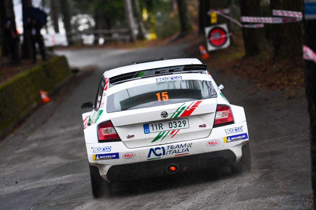 Fabio Andolfi, Stefano Savoia, ACI Team Italia, Skoda Fabia Rally2 Evo