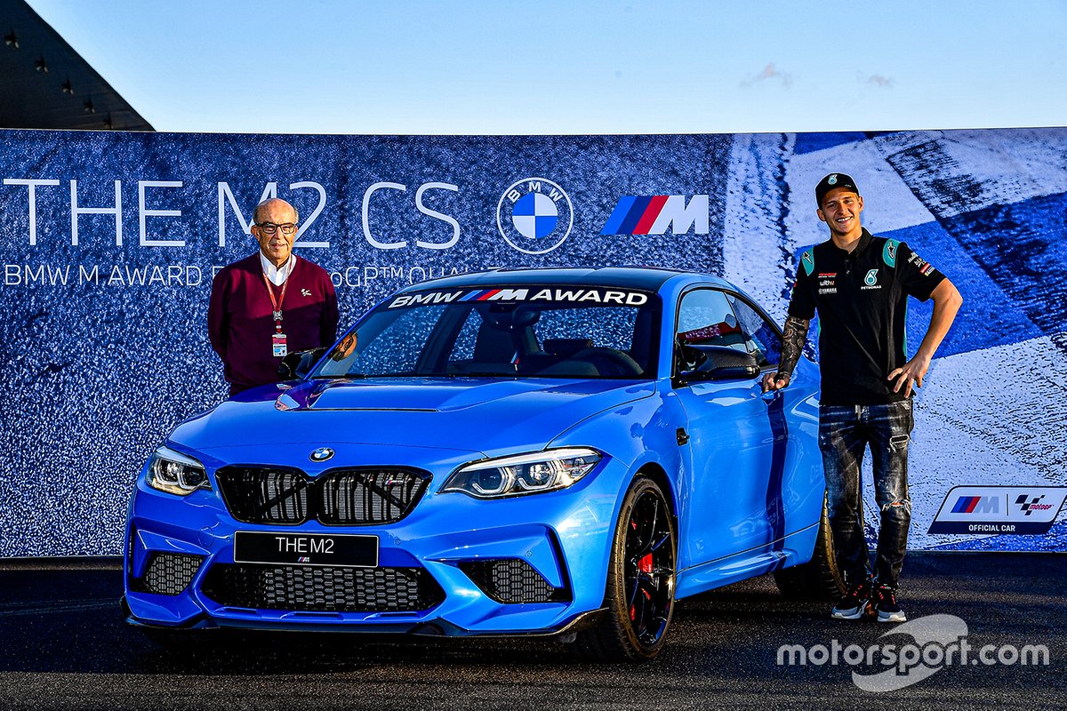 Fabio Quartararo, Petronas Yamaha SRT, Carmelo Ezpeleta, CEO de Dorna Sports