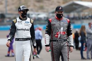 Aric Almirola, Stewart-Haas Racing, Ford Mustang Smithfield, Cole Custer, Stewart-Haas Racing, Ford Mustang HaasTooling.com