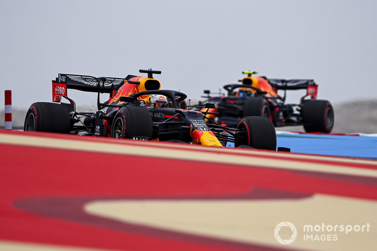 Max Verstappen, Red Bull Racing RB16, Alex Albon, Red Bull Racing RB16