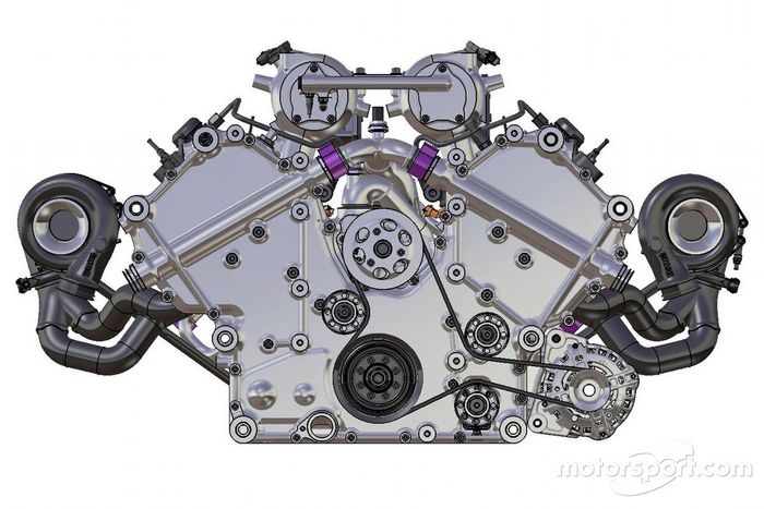 Glickenhaus 007 LMH il motore della Pipo Motors