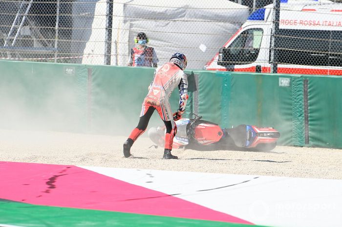 Caída de Jack Miller, Pramac Racing