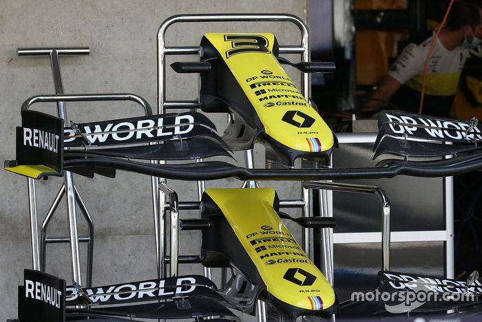 Detalle del alerón delantero del Renault F1 Team R.S.20