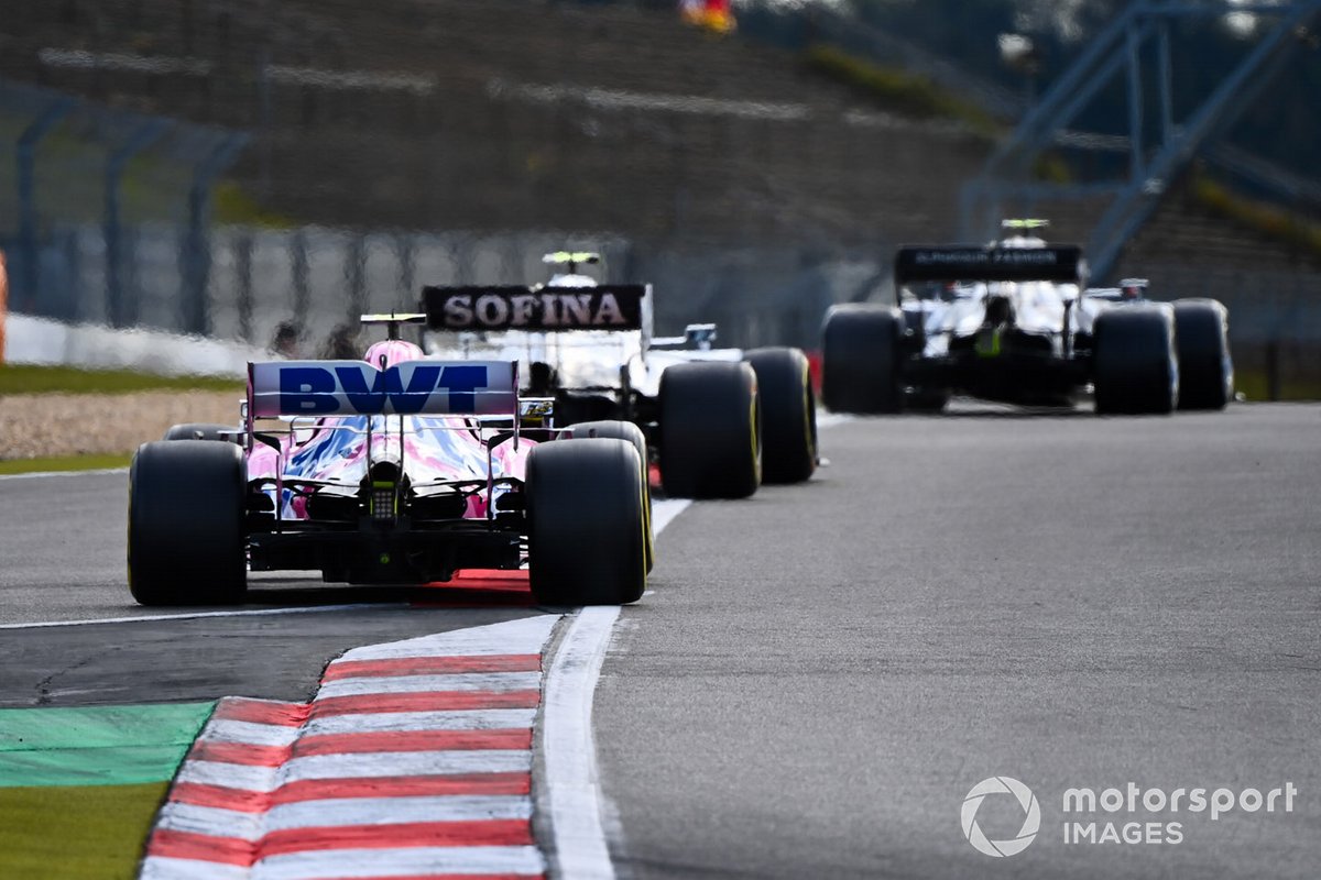 Nicholas Latifi, Williams FW43, Nico Hulkenberg, Racing Point RP20