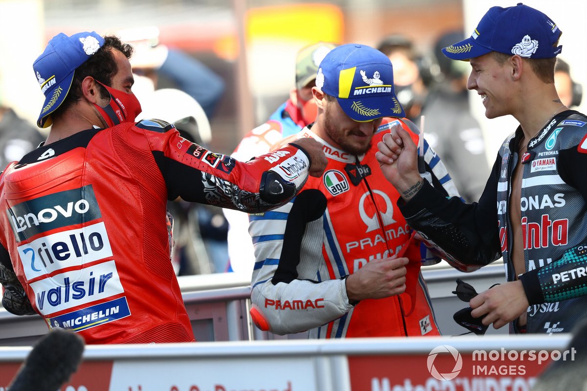 Danilo Petrucci, Ducati Team Jack Miller, Pramac Racing Fabio Quartararo, Petronas Yamaha SRT