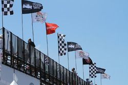 IndyCar and Firestone flags