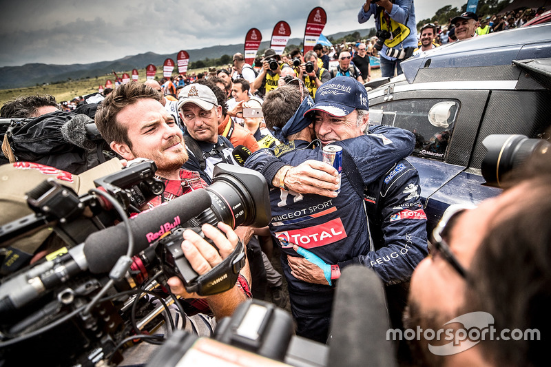 Carlos Sainz, Cyril Despres, Peugeot Sport