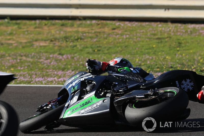 Choque de Jonathan Rea, Kawasaki Racing
