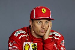 Kimi Raikkonen, Ferrari in the Press Conference