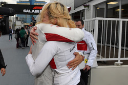 Charles Leclerc, Sauber festeggia il sesto posto