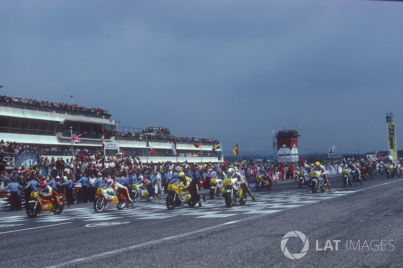 Randy Mamola, Kenny Roberts, Francia 1980