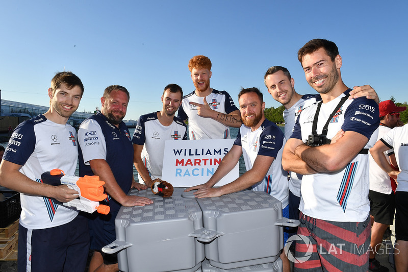 Williams at the raft race