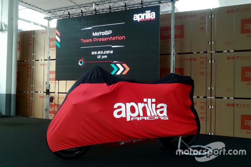 Launching Aprilia Racing Team