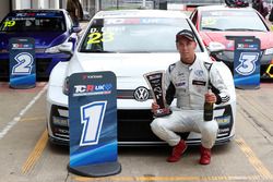 Race 2 winner Dan Lloyd, West Coast Racing VW Golf