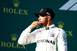 Il secondo classificato Lewis Hamilton, Mercedes AMG F1